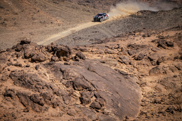 Mit dosierter Dauerpower: de Villiers/von Zitzewitz legen auf Tempoetappe Grundstein für „Dakar“-Hammeretappe